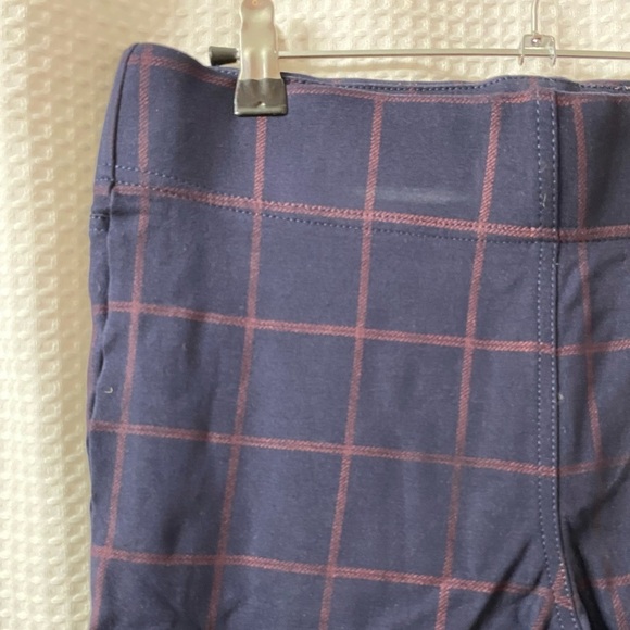 LOFT Petite Plaid Ponte Leggings - Picture 2 of 7